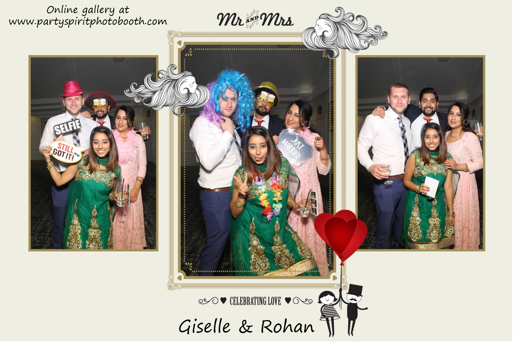 Giselle and Rohan's Wedding | View more photos from the event at gallery.partyspiritphotobooth.com/u/PartySpiritPhotoBooth/Giselle-and-Rohans-Wedding